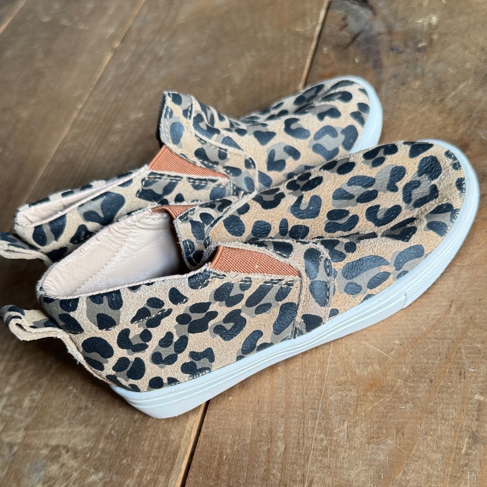 Leopard Pattern Kids Sneakers